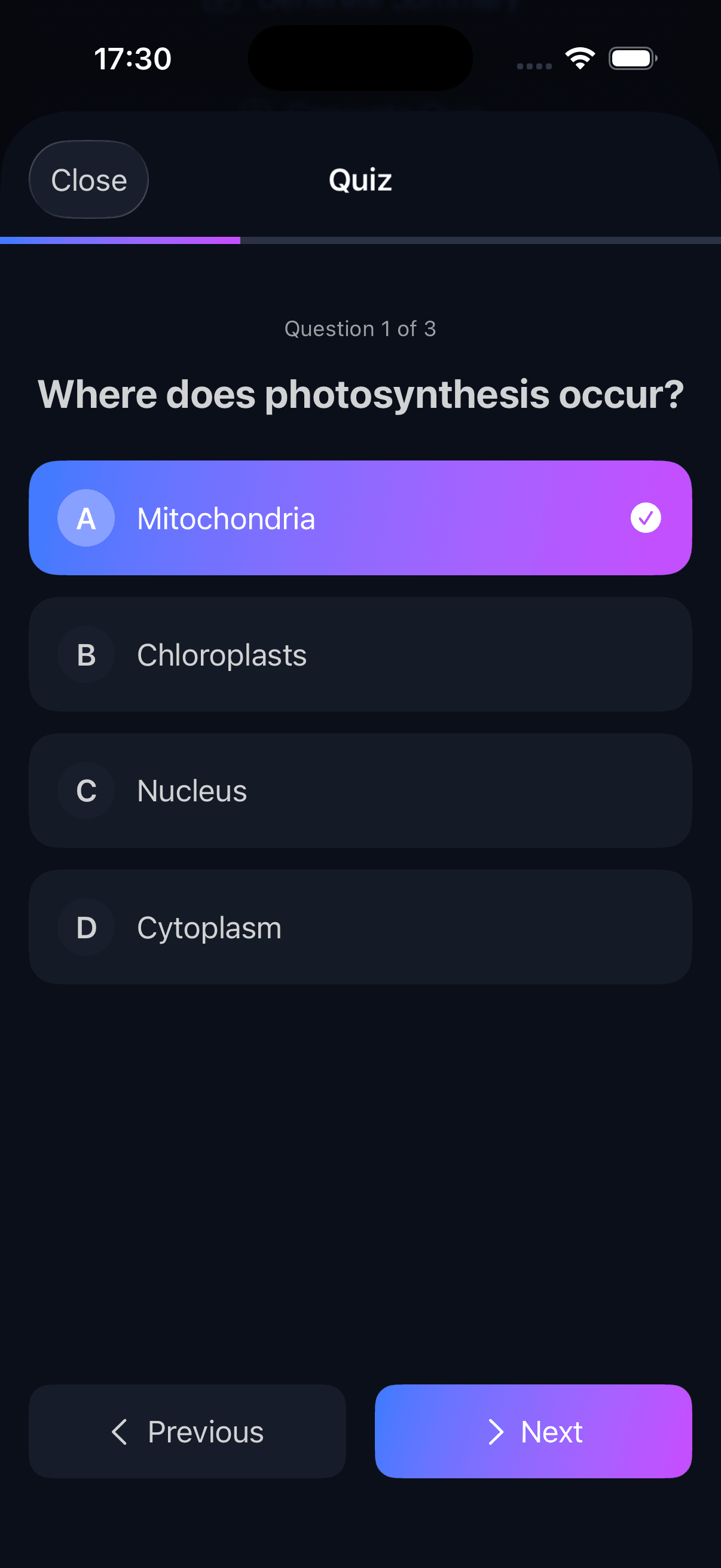 StudyNotes AI quiz and flashcard creation flow